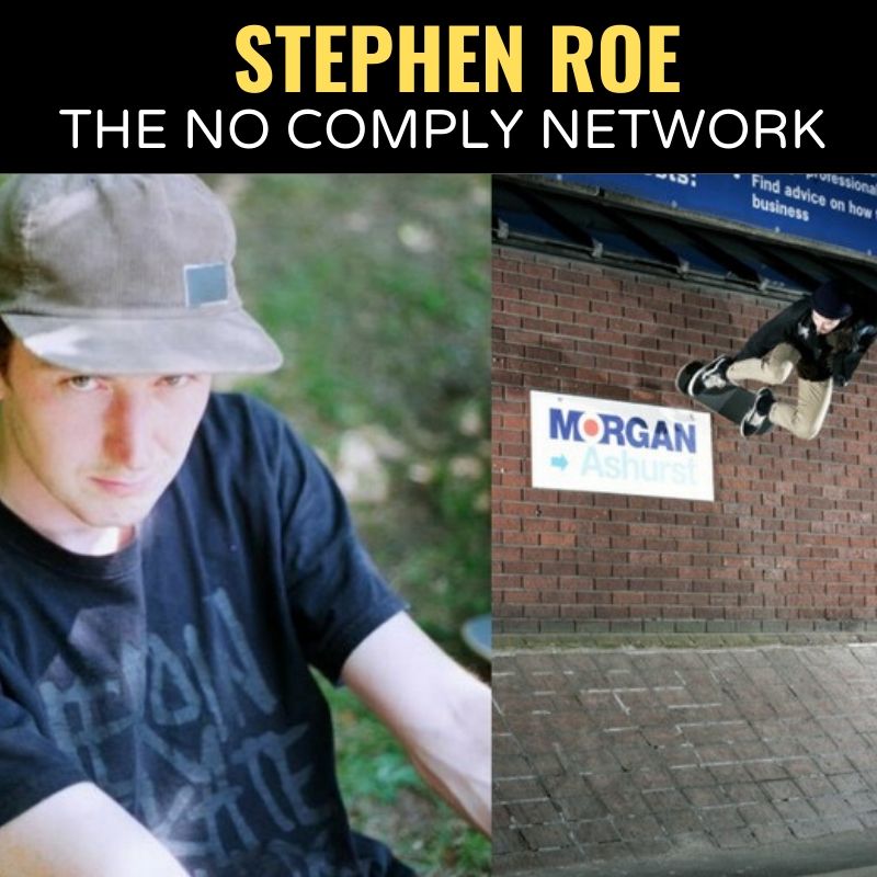 Stephen Roe The No Comply Network Graphic