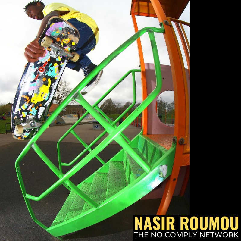 Nasir Romou The No Comply Network Graphic