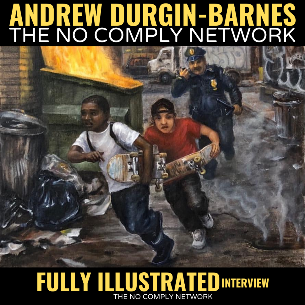 Andrew Durgin Barnes Fully Illustrated Interview Graphic